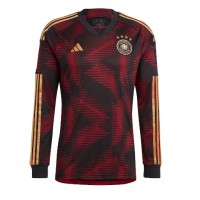 Camisa de time de futebol Alemanha Replicas 2º Equipamento Mundo 2022 Manga Comprida